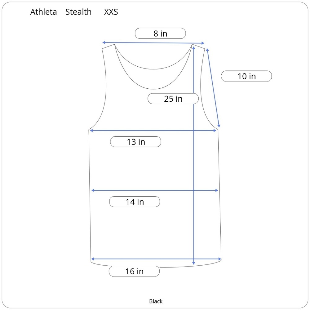 Athleta New With Tags Black Stealth Tank Top - Picture 8 of 8